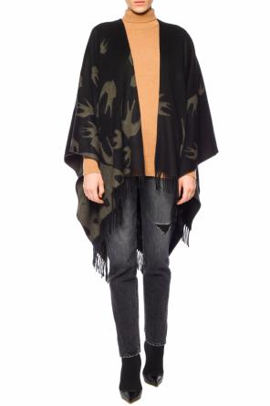 Patterned poncho, zdjęcie 2 Patterned poncho od McQ Alexander McQueen